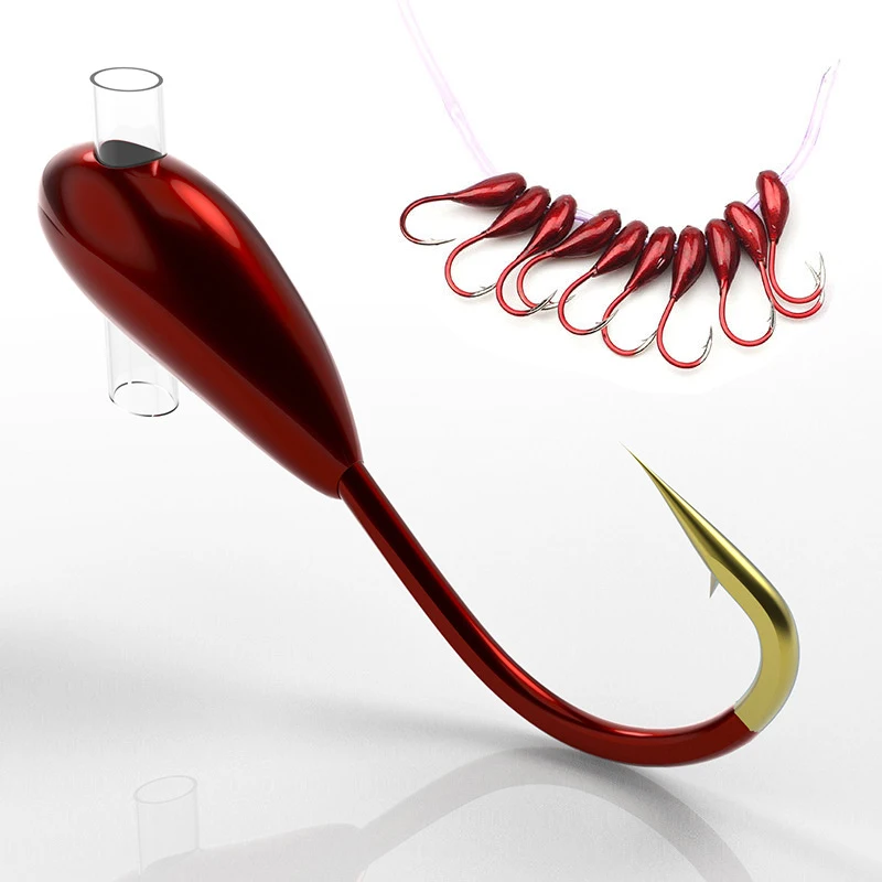 Fishing Hook Assortment - 10/20 szt. Zimowy haczyk do wędkowania