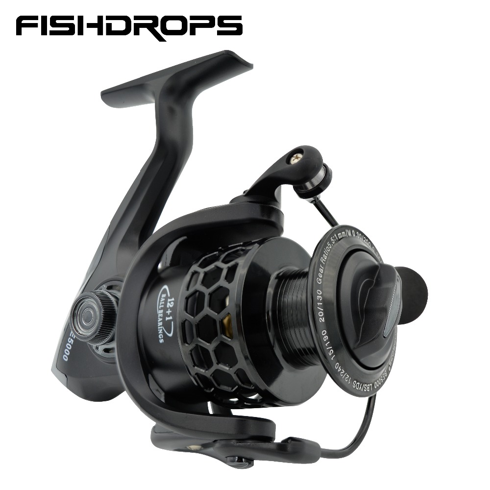 Kastking Reel Zephyr - Fishdrops kołowrotki wędkarskie kołowrotek 12bb słonowodne
