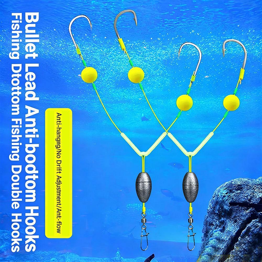 Zestaw do połowu z podwójnym h – Fishing Hook Weedless recenzja i cena