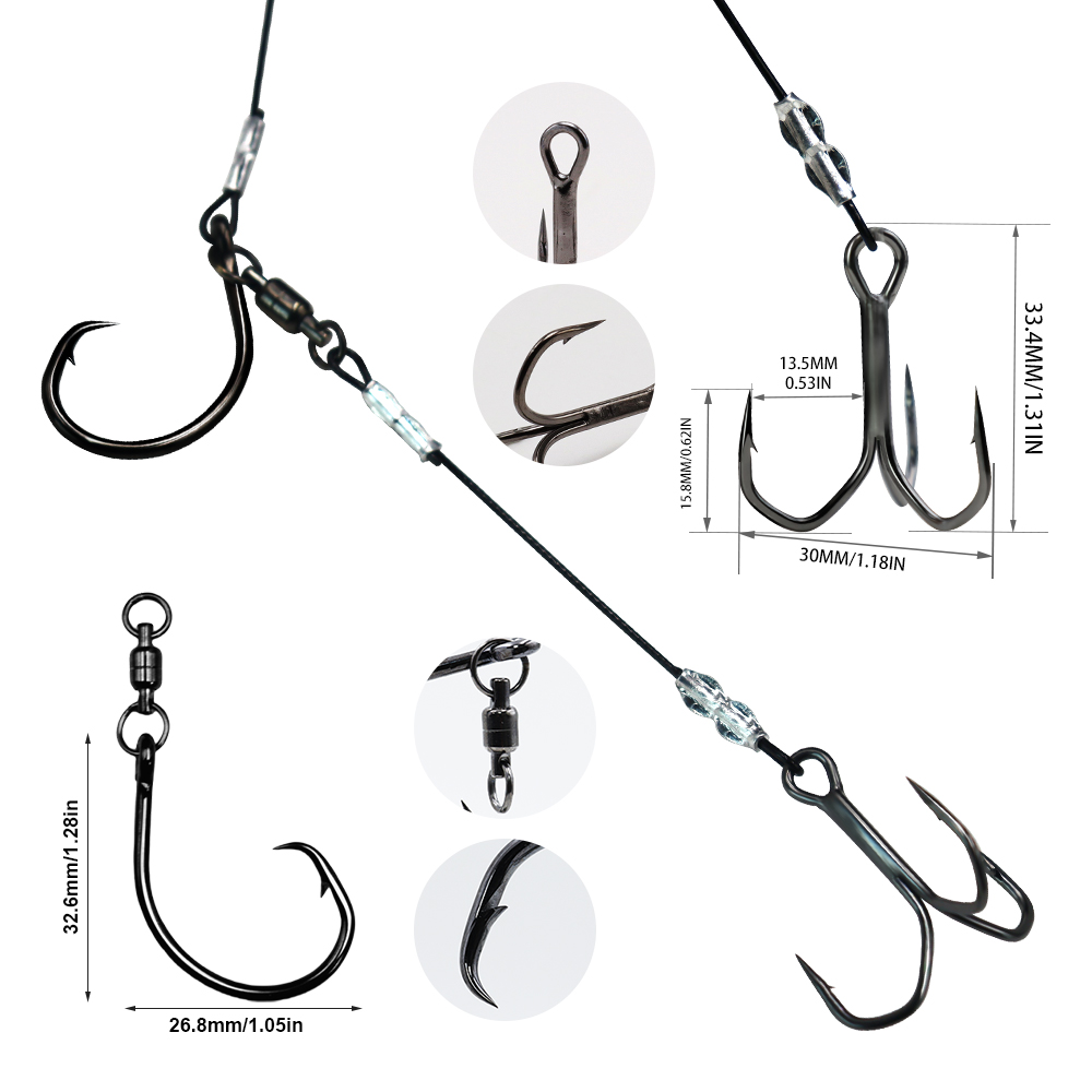 ZYZHE 1/3/5 szt. zestawów Stin – Fishing Hook Circle recenzja i cena