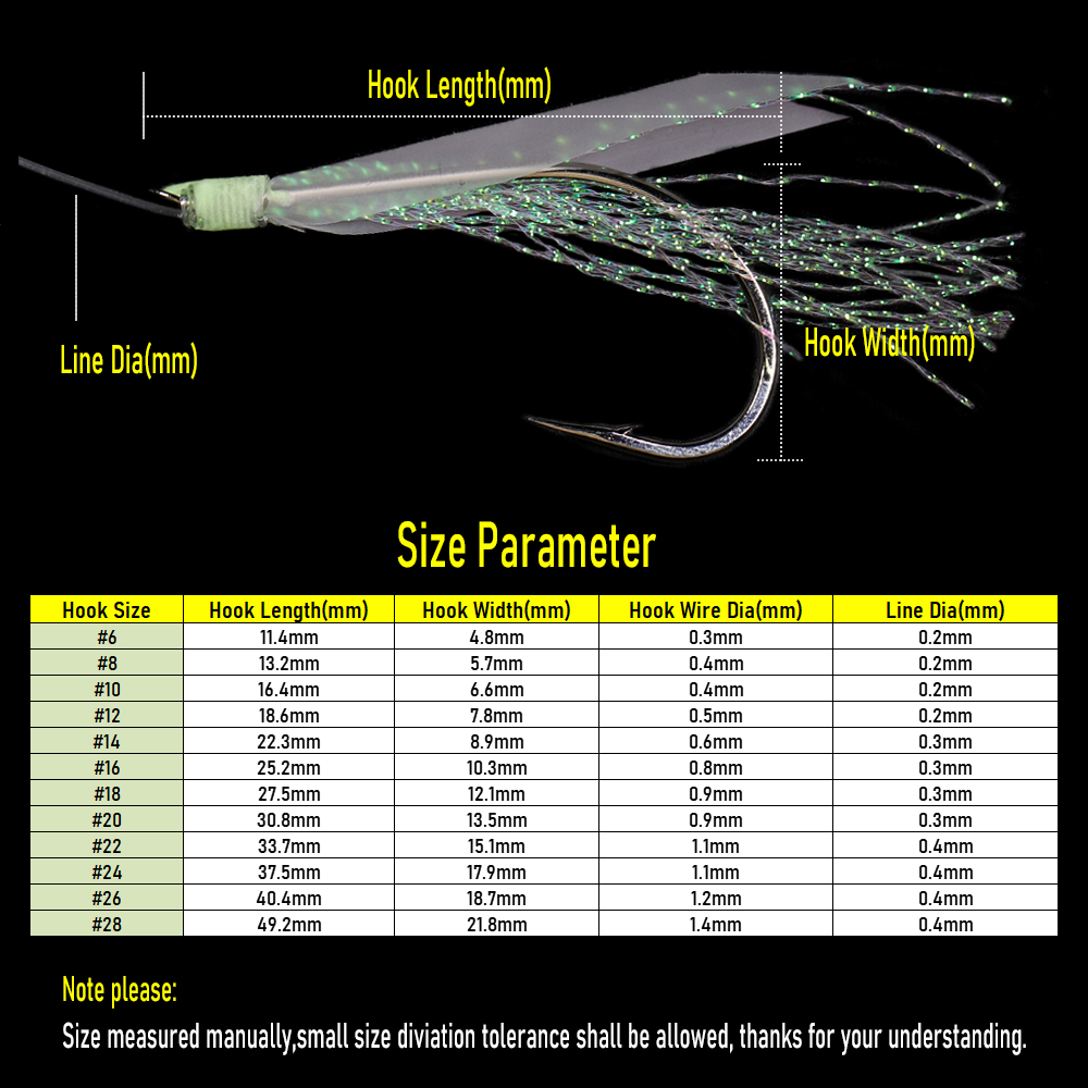 WIFREO 50pc Luminous symulowan – Fishing Hook Circle recenzja i cena