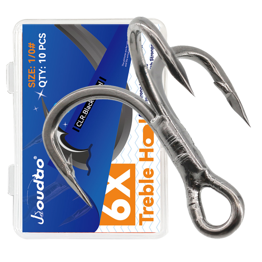 6X haczyki wędkarskie czarne 1 – Fishing Hook Assortment recenzja i cena