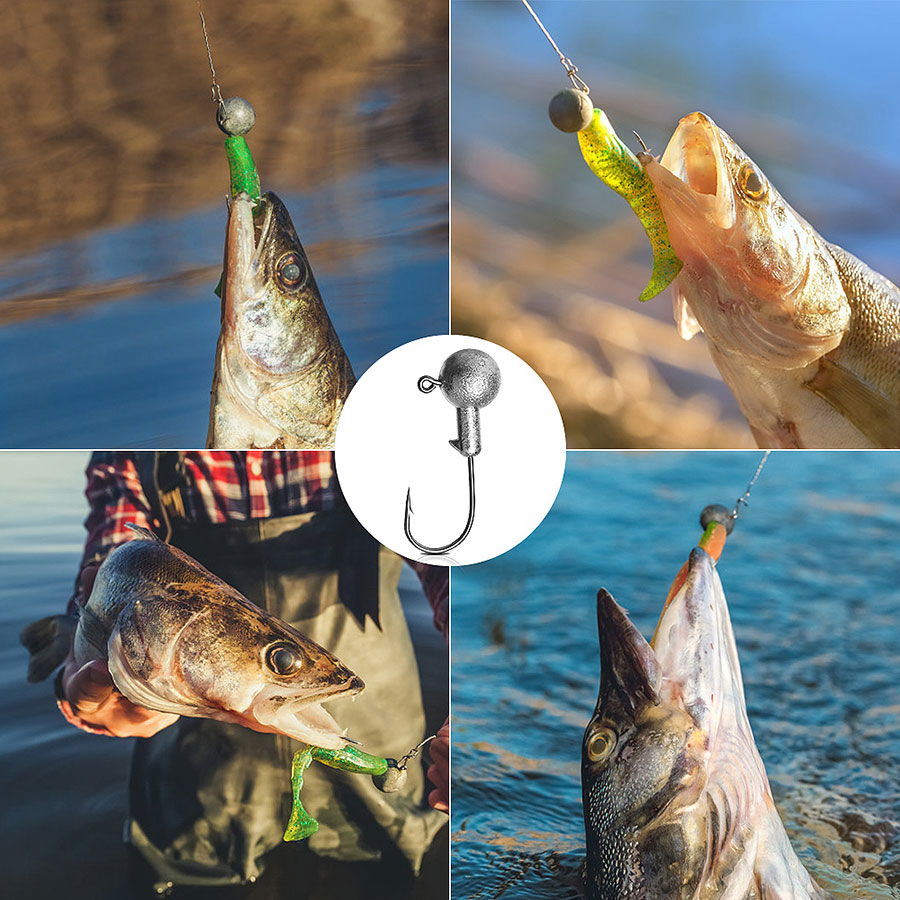 Główki jigowe WODJYJ 1g 2g 3g  – Fishing Hook Assortment recenzja i cena